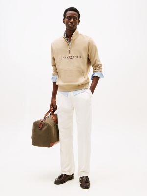 Embroidered Tommy Logo Quarter-Zip | Tommy Hilfiger