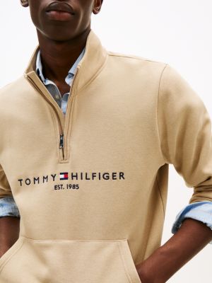 Embroidered Tommy Logo Quarter-Zip | Tommy Hilfiger