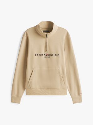 Embroidered Tommy Logo Quarter-Zip | Tommy Hilfiger