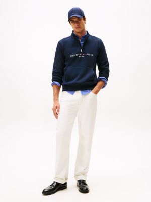 Embroidered Tommy Logo Quarter-Zip | Tommy Hilfiger
