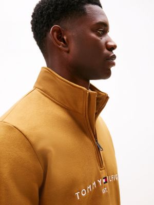 Embroidered Tommy Logo Quarter-Zip | Tommy Hilfiger
