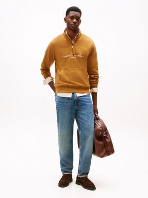 Embroidered Tommy Logo Quarter-Zip | Tommy Hilfiger