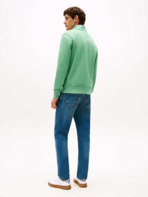 Embroidered Tommy Logo Quarter-Zip | Tommy Hilfiger