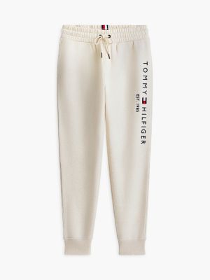 Мужские брюки Tommy Hilfiger Tommy Logo Sweatpant, цвет: Бежевый — фото 6