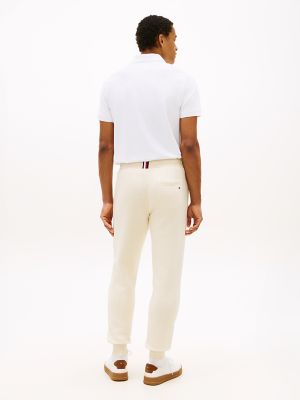 Мужские брюки Tommy Hilfiger Tommy Logo Sweatpant, цвет: Бежевый — фото 5