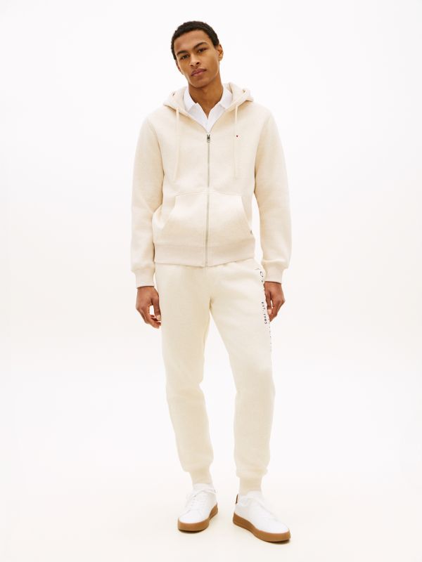Tommy Logo Sweatpant — Beige