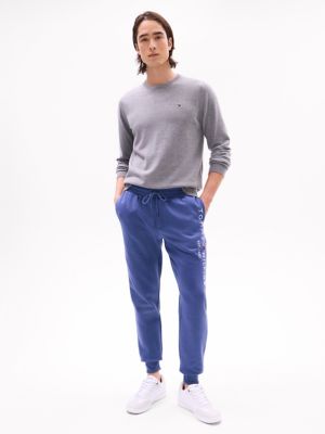 Grey tommy hilfiger joggers on sale