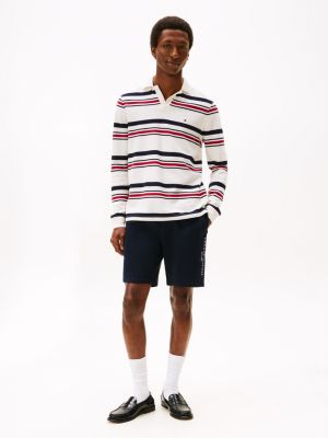 Embroidered Tommy Logo Sweatshort, Navy