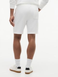 Embroidered Tommy Logo Sweatshort — Fresh White 4