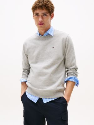 Crewneck Sweatshirt, Grey Heather