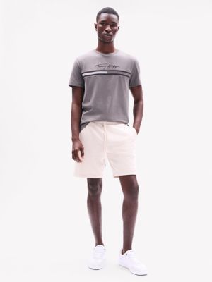 Solid Tommy Sweatshort, Beige Heather