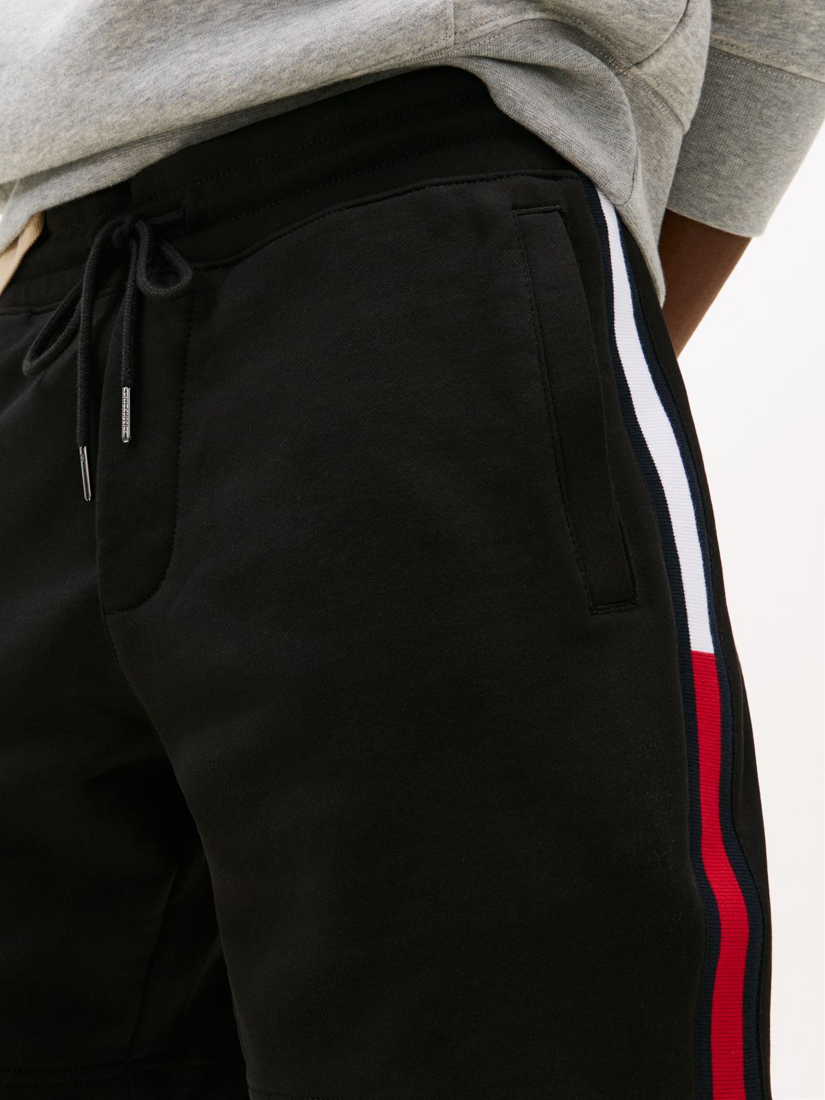 Flag Logo Sweatshort — Black