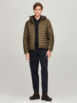 Lightweight Packable Hooded Jacket, Army Green