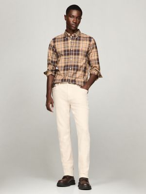 Garment-Dyed Straight Jean, Mudstone Denim
