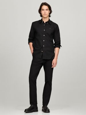Regular Fit All-Day Shirt, Black