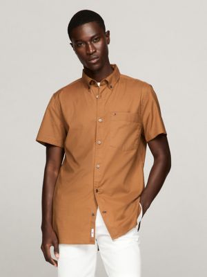 Tommy hilfiger slim fit poplin shirt sales