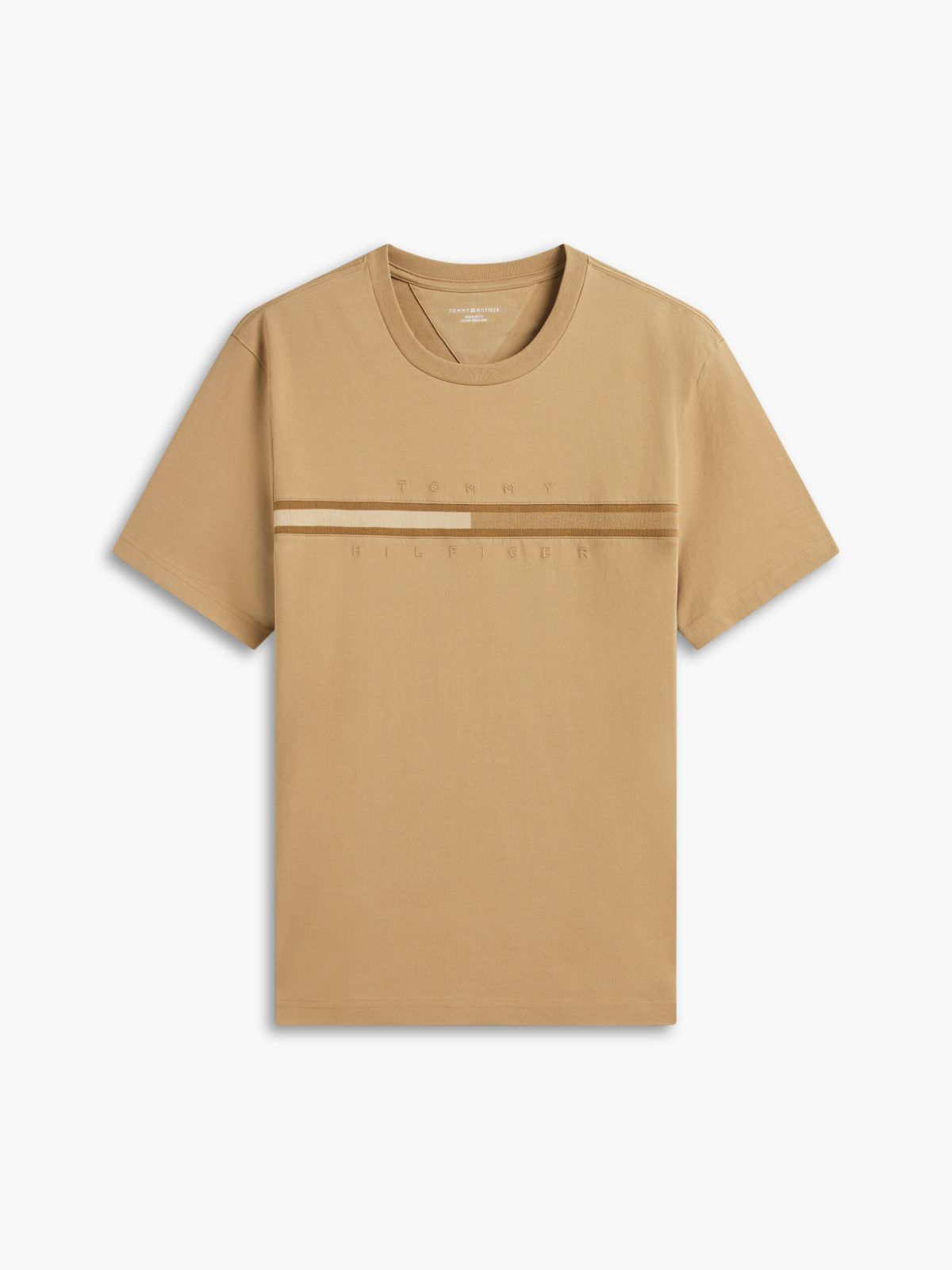 Tonal Flag Logo T-Shirt — Dark Dune