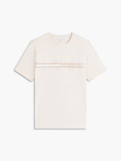 Tonal Flag Logo T-Shirt — Beige Heather 5