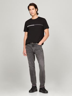 Tonal Flag Logo T-Shirt, Black