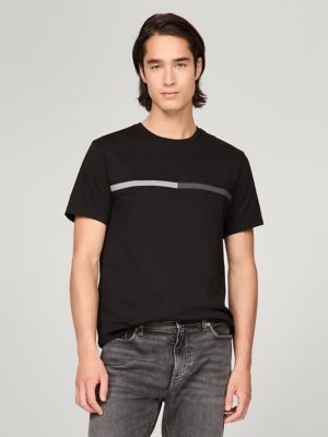 Tonal Flag Logo T-Shirt, Black
