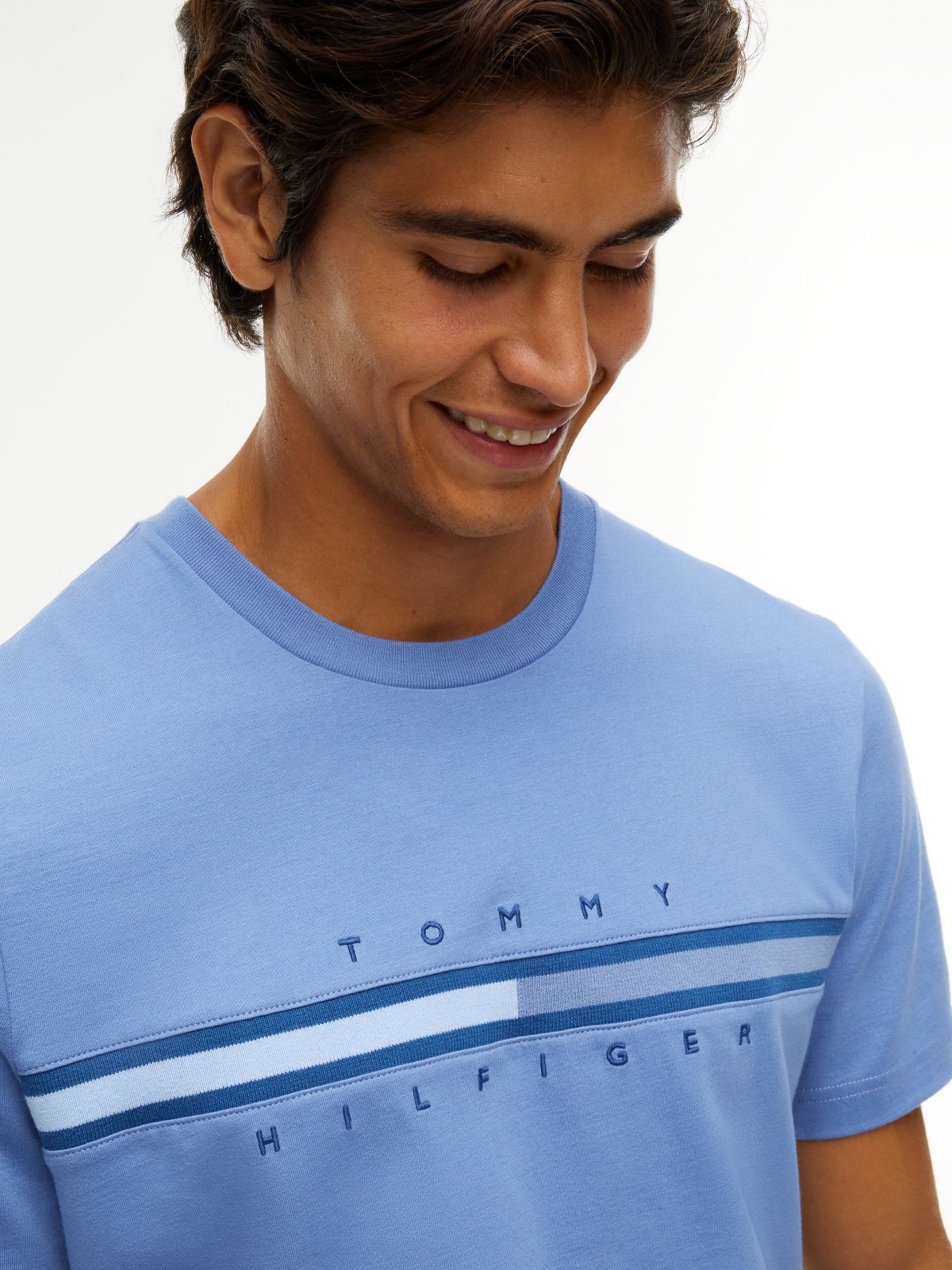 Tonal Flag Logo T-Shirt — Washed Ink
