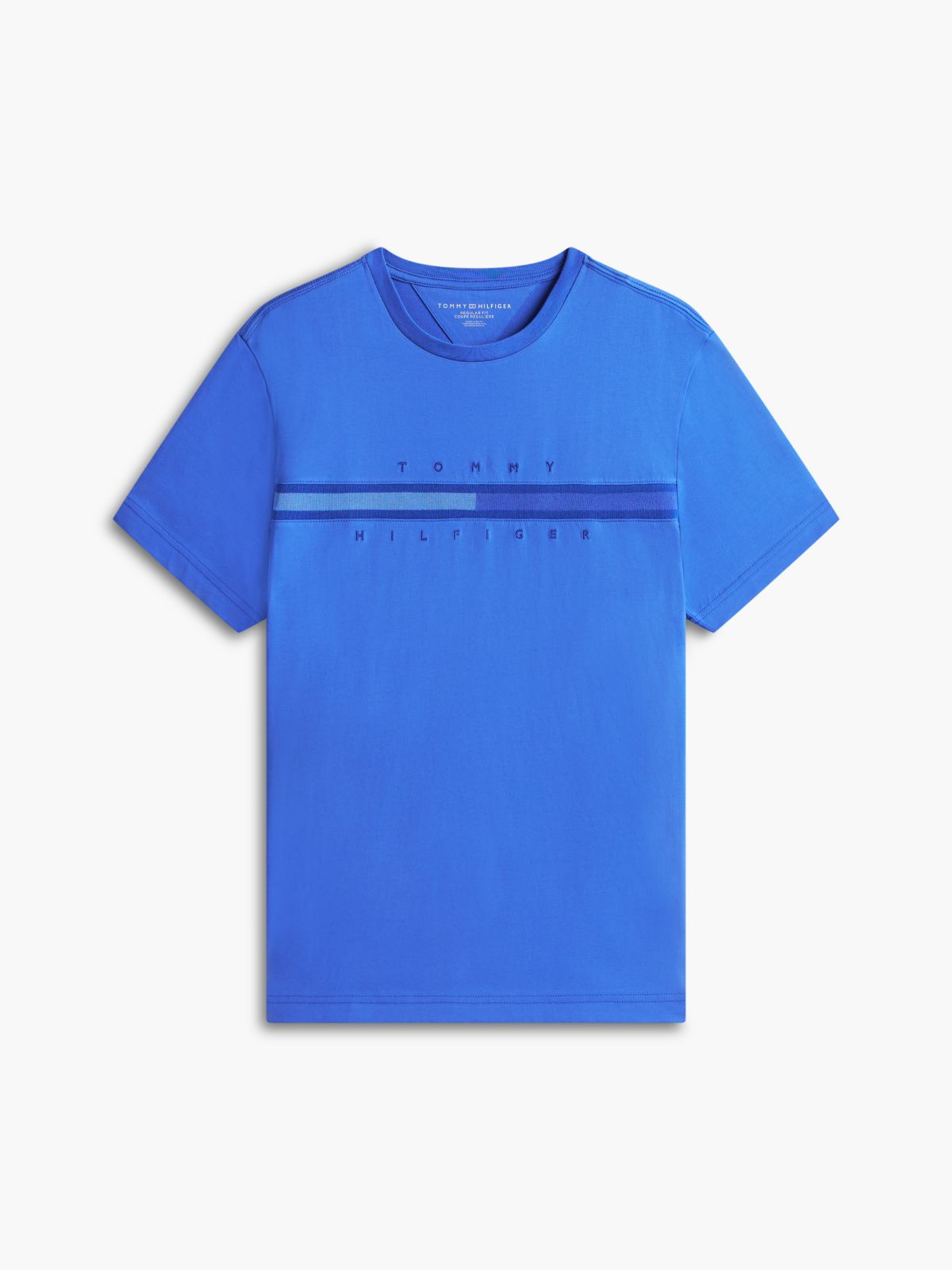 Tonal Flag Logo T-Shirt — Dazzling Blue