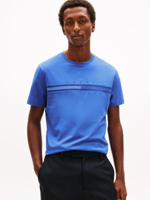 Tonal Flag Logo T-Shirt, Dazzling Blue