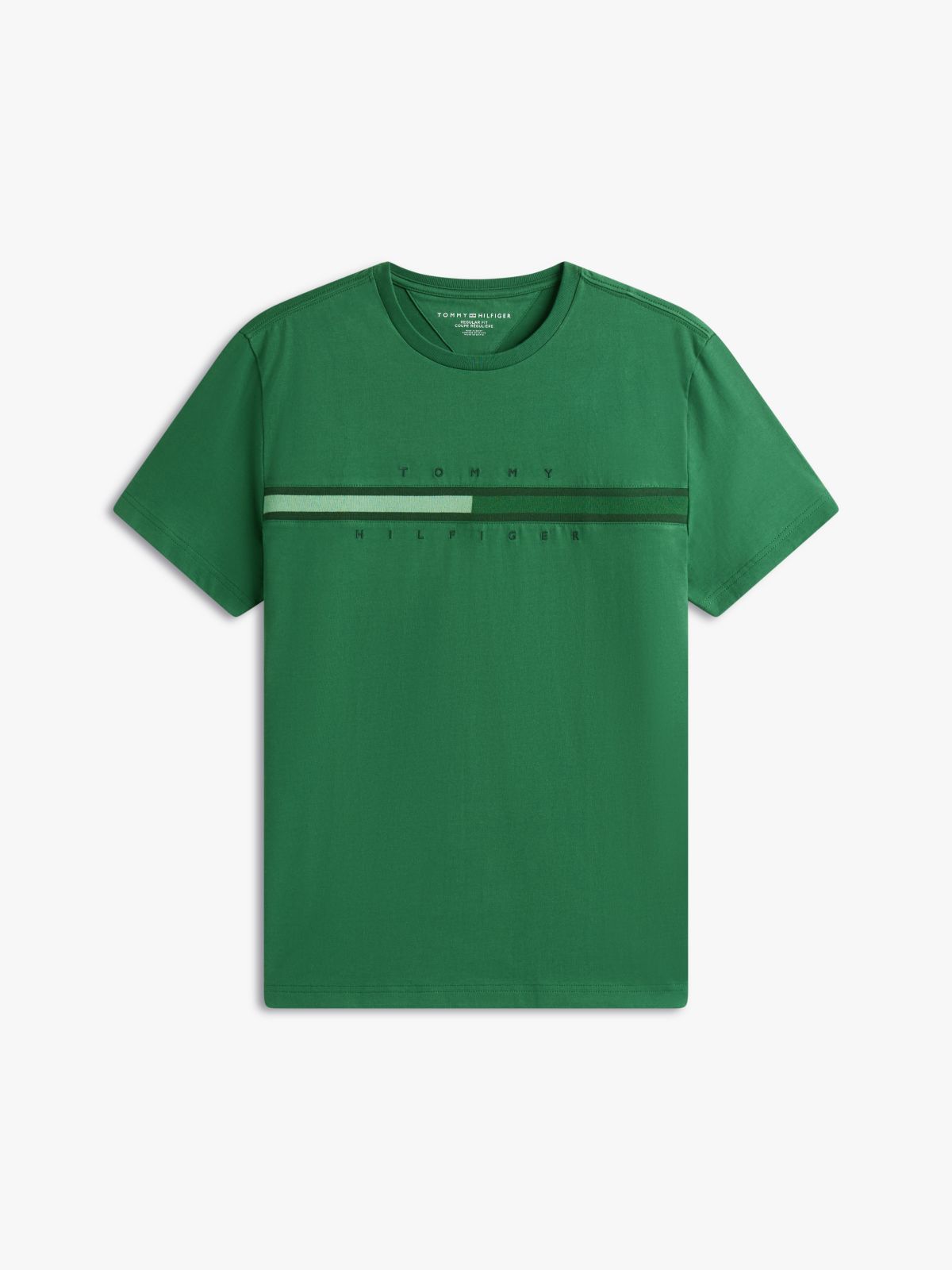 Tonal Flag Logo T-Shirt — Deep Evergreen