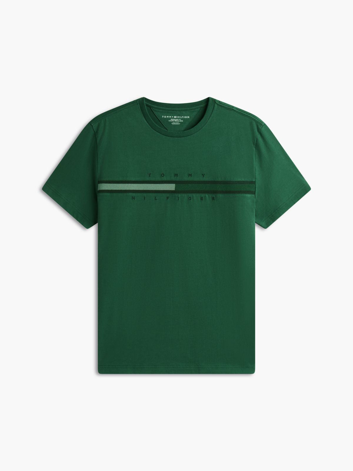 Tonal Flag Logo T-Shirt — Deep Evergreen