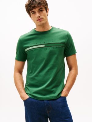 Tonal Flag Logo T-Shirt, Deep Evergreen