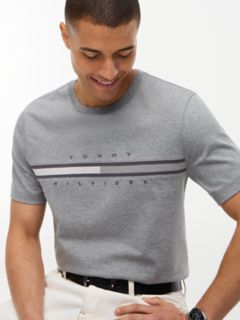 Tonal Flag Logo T-Shirt — Grey Heather 3