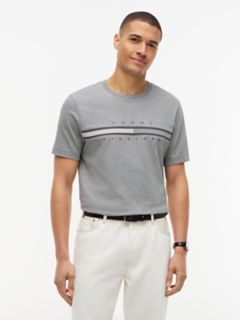 Tonal Flag Logo T-Shirt — Grey Heather 1