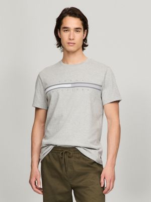 Tonal Flag Logo T-Shirt, Grey Heather