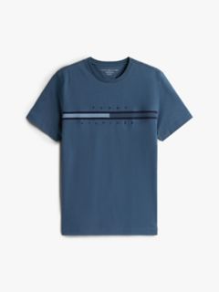Tonal Flag Logo T-Shirt — Military Denim 5
