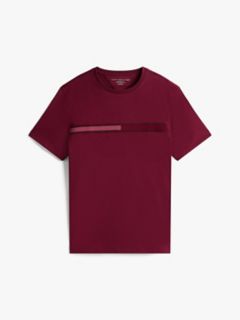 Tonal Flag Logo T-Shirt — Burgundy 5