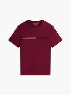 Tonal Flag Logo T-Shirt — Burgundy 6