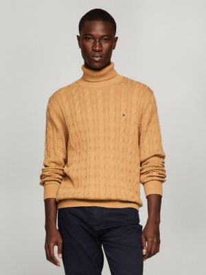 Tommy Hilfiger Men s Cable Knit Turtleneck Sweater