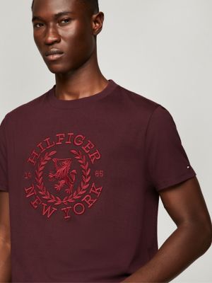 Embroidered Heritage Crest Logo T-Shirt | Tommy Hilfiger