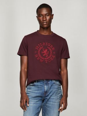 Embroidered Heritage Crest Logo T Shirt Tommy Hilfiger