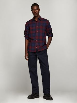 ★★ ★★ Regula fit oxford black watch check s Buy Tommy Hilfiger Oxford Blackwatch Check Shirt - NNNOW.com