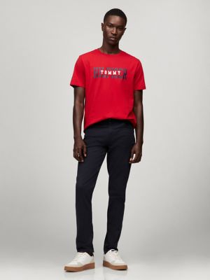 Tommy Varsity Logo T-Shirt, Primary Red