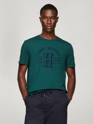 Green tommy shirt on sale