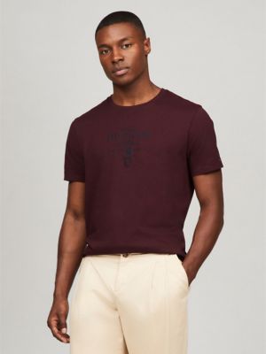 Tommy Heritage Logo T-Shirt, Dark Cabernet