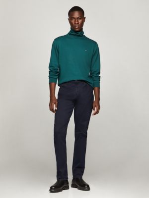 Long-Sleeve Interlock Turtleneck | Tommy Hilfiger