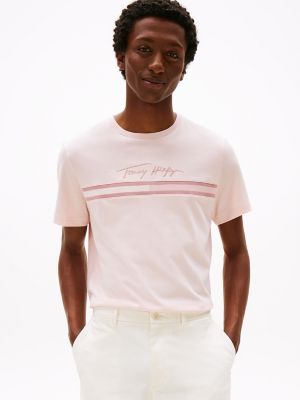 Tonal Signature Flag Logo T-Shirt, Whimsy Pink