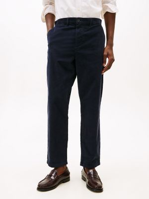 Straight Fit Corduroy Chino, Navy