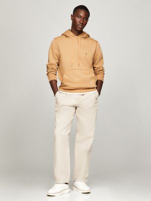 Solid Fleece Hoodie, Pinecone Tan