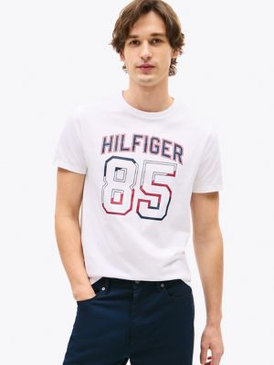 Hilfiger 85 Logo T-Shirt, Optic White