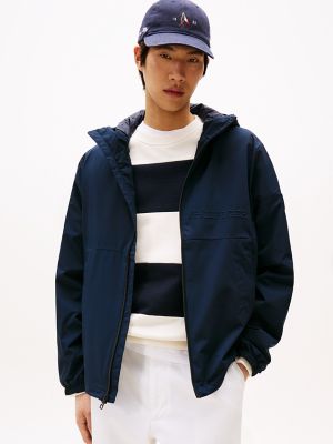 Portland Hooded Jacket, Navy