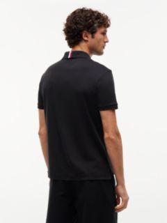 Regular Fit Smooth Cotton Polo — Black 4